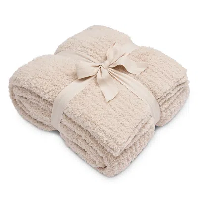 Barefoot Dreams Cozychic Ribbed Throw In Brown