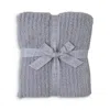 Barefoot Dreams Cozychic Ribbed Throw In Dove Gray