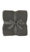 Barefoot Dreams Cozychic Ribbed Throw In Olive Branch