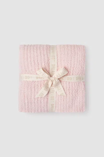 Barefoot Dreams Cozychic® Ribbed Throw In Pink Sand