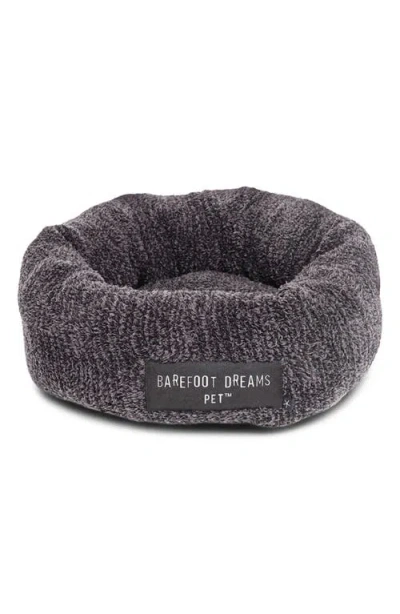 Barefoot Dreams Cozychic® Round Pet Bed In Carbon-black