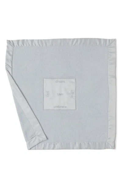 Barefoot Dreams Cozychic® Satin Trim Receiving Blanket In Blue