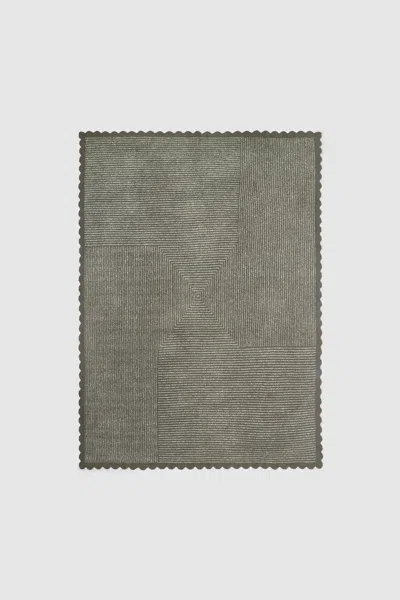 Barefoot Dreams Cozychic® Scallop Stripe Throw In Gray
