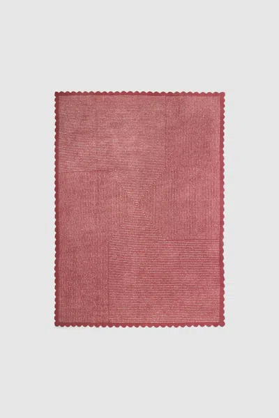 Barefoot Dreams Cozychic® Scallop Stripe Throw In Red