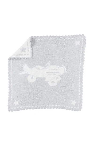 Barefoot Dreams Cozychic Scalloped Receiving Blanket In Gray