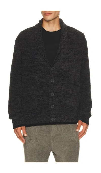 Barefoot Dreams Cozychic Shawl Collar Cardigan In Black