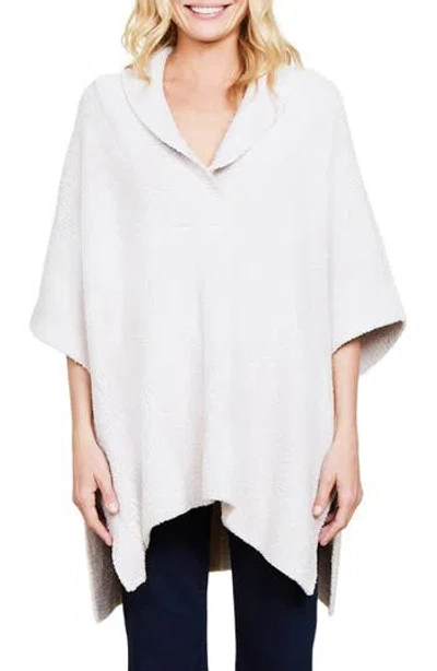 Barefoot Dreams ® Cozychic® Shawl Collar Poncho In White