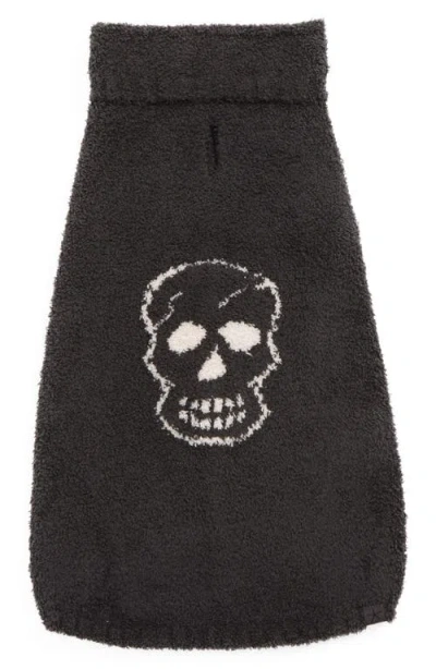 Barefoot Dreams Cozychic™ Skull Dog Sweater In Black