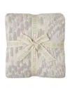 Barefoot Dreams Cozychic Snakeskin Print Throw In Neutral