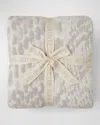 Barefoot Dreams Cozychic Snakeskin Print Throw In Cream Multi