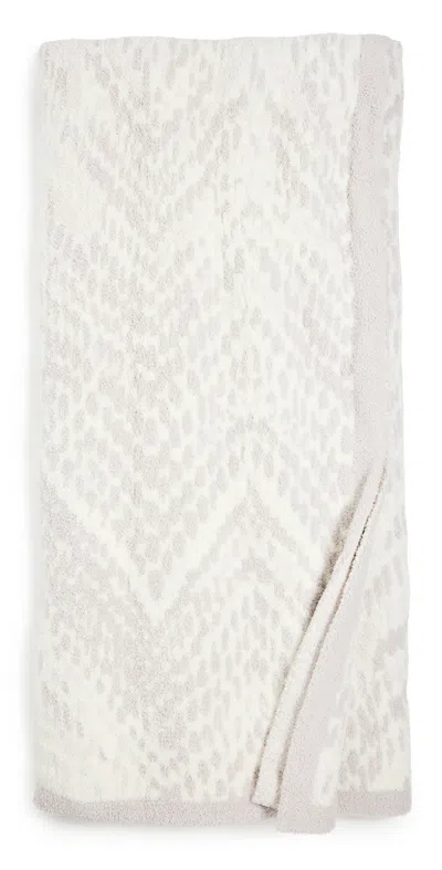 Barefoot Dreams Cozychic Snakeskin Throw Cream Multi