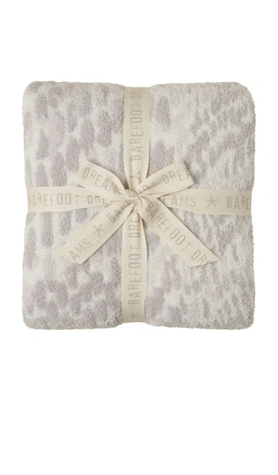 Barefoot Dreams Cozychic Snakeskin Throw In Gray