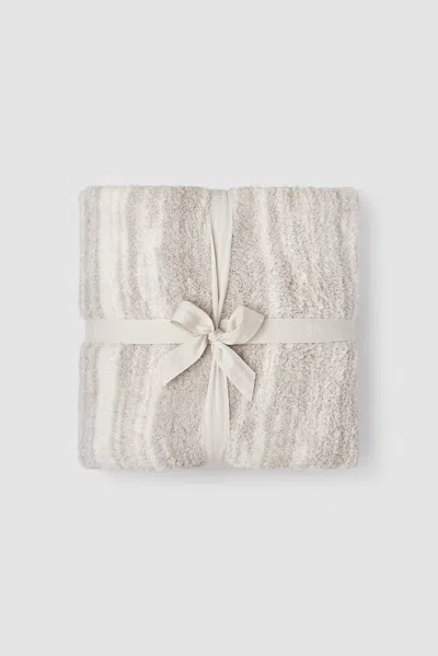 Barefoot Dreams Cozychic® Space Dye Border Throw In Sandstone Multi