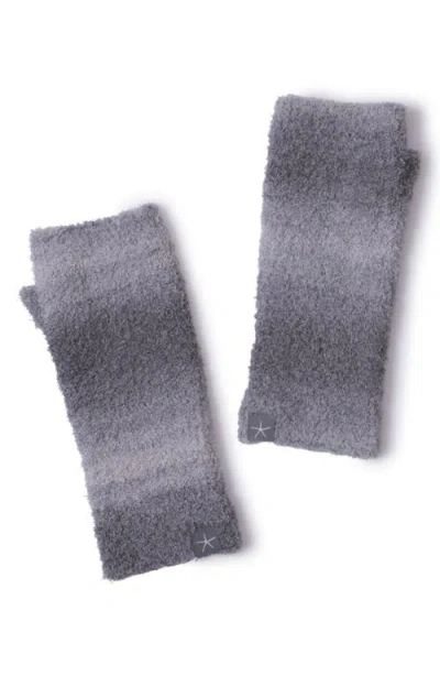 Barefoot Dreams Cozychic® Space Dye Fingerless Gloves In Gray