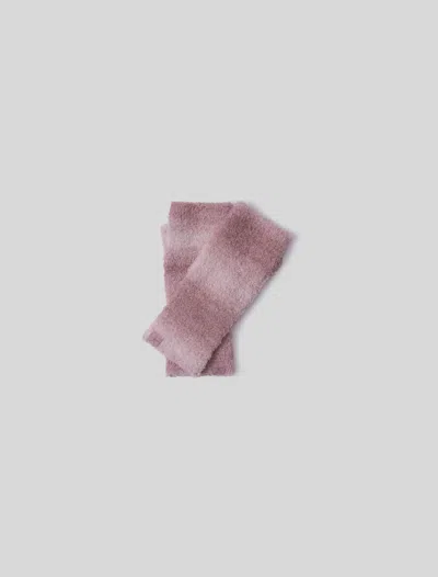 Barefoot Dreams Cozychic® Spacedye Fingerless Gloves In Teaberry Spacedye