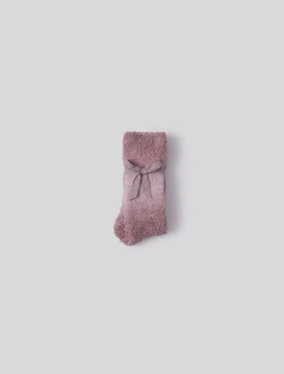 Barefoot Dreams Cozychic® Spacedye Socks In Teaberry Spacedye