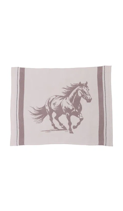 Barefoot Dreams Cozychic Stallion Throw In Multi