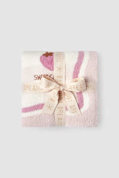 Barefoot Dreams Cozychic® Strawberry Stroller Blanket In Multi