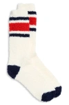 Barefoot Dreams Cozychic Multi Color Tube Socks In Marine Multi