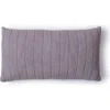 Barefoot Dreams Cozychic® Textured Stripe Pillow In Purple