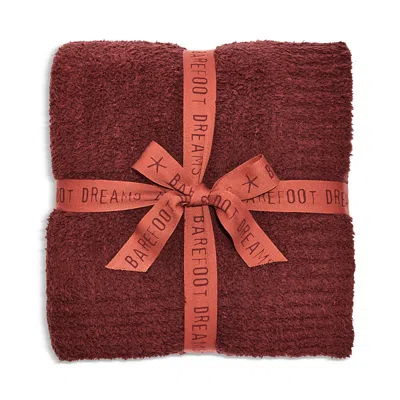 Barefoot Dreams Cozychic Throw In Burgundy