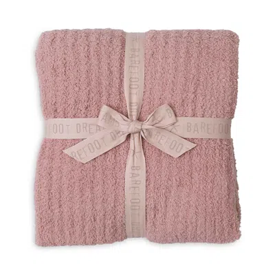 Barefoot Dreams Cozychic Throw In Pink