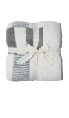 Barefoot Dreams Cozychic Tile Check Throw In Ivory