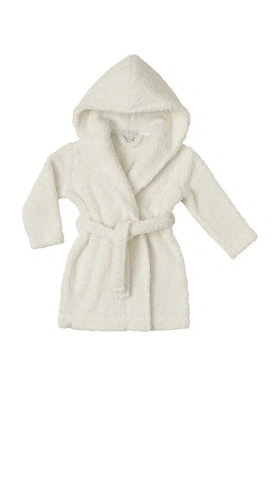 Barefoot Dreams Cozychic Toddler Robe In Pearl