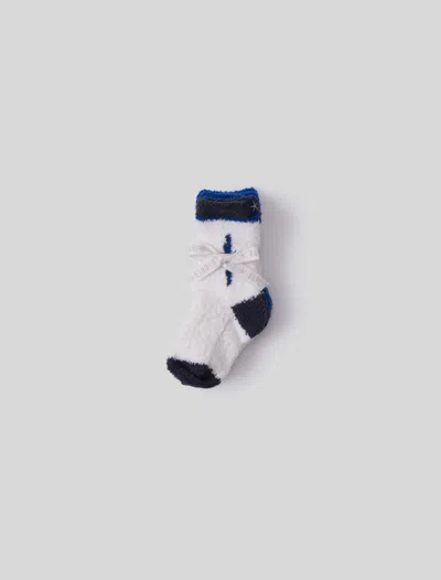 Barefoot Dreams Babies' Cozychic® Toddler Space Adventure Sock Set In Cobalt Multi