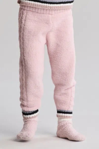 Barefoot Dreams Babies' Cozychic® Toddler Sporty Rib Cable Jogger In Brown