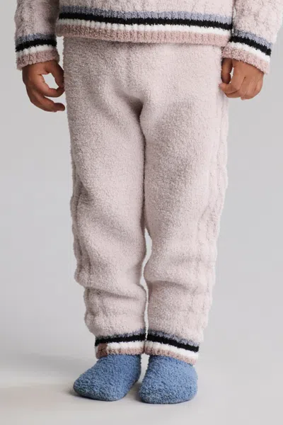 Barefoot Dreams Babies' Cozychic® Toddler Sporty Rib Cable Jogger In Neutral