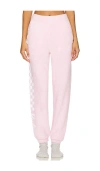 BAREFOOT DREAMS COZYCHIC ULTRA LIGHT BARBIE CHECKERED JOGGER