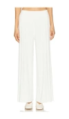 Barefoot Dreams Cozychic Ultra Light Palazzo Pant In White