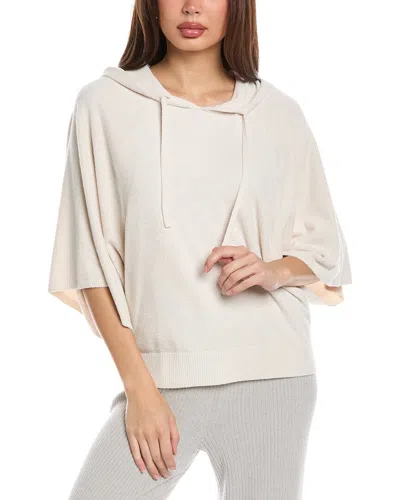 Barefoot Dreams Cozychic Ultra Lite Bell-sleeve Hoodie In White