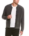 Barefoot Dreams Cozychic Ultra Lite Bomber Jacket In Grey