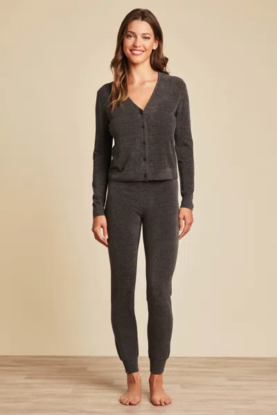 Barefoot Dreams Cozychic Ultra Lite® Button Front Cardigan In Carbon