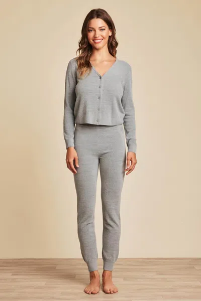 Barefoot Dreams Cozychic Ultra Lite® Button Front Cardigan In Moonbeam