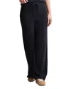 Barefoot Dreams Cozychic Ultra Lite Cable Knit Ankle Pants In Black