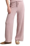 Barefoot Dreams Cozychic® Ultra Lite® Cable Knit Lounge Pants In Pink