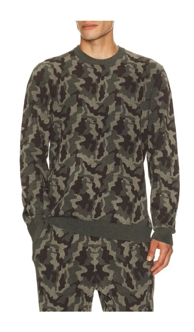 Barefoot Dreams Cozychic Ultra Lite Camo Pullover In Gray