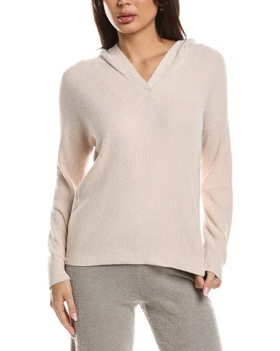 Barefoot Dreams Cozychic Ultra Lite Coastline Hoodie In White