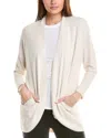 Barefoot Dreams Cozychic Lite Curved Hem Hooded Jacket In Brown