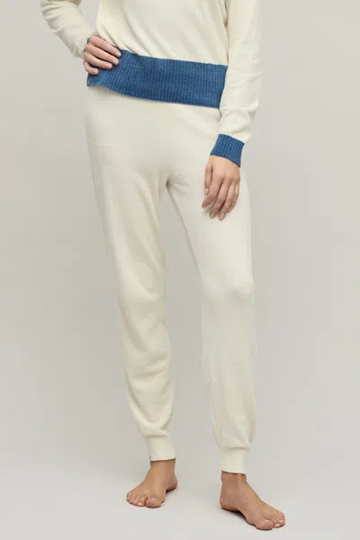 Barefoot Dreams Cozychic Ultra Lite® Color Block Jogger In Cream Multi