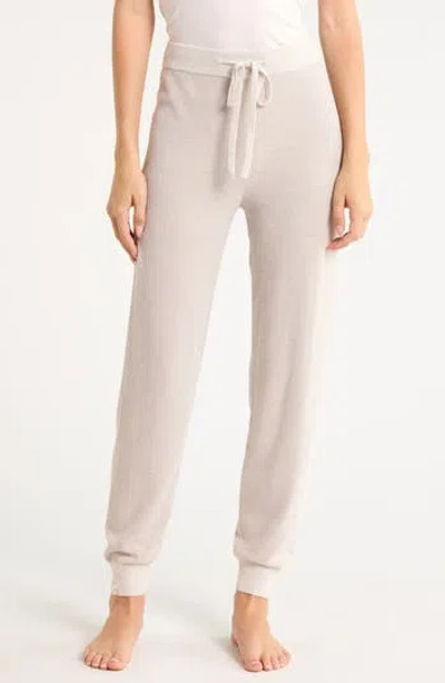 Barefoot Dreams ® Cozychic Ultra Lite® Colorblock Joggers In White