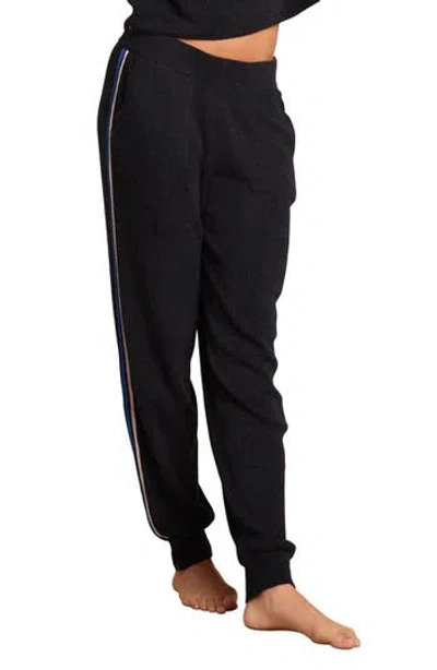 Barefoot Dreams ® Cozychic® Ultra Lite® Contrast Stripe Joggers In Black