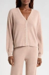 Barefoot Dreams Cozychic® Ultra Lite® Contrast Stripe Ribbed Cardigan