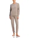 BAREFOOT DREAMS COZYCHIC ULTRA LITE CREWNECK PAJAMA SET - EXCLUSIVE