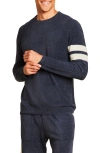 Barefoot Dreams Men's Cozychic Ultra Lite Crewneck Sweater In Indigo