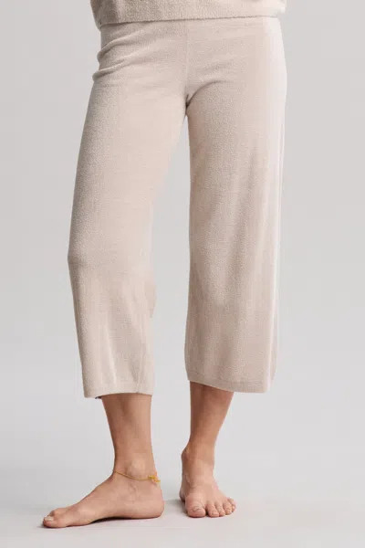 Barefoot Dreams Cozychic Ultra Lite® Crop Pant In Stone