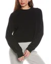 Barefoot Dreams Cozychic Ultra Lite Cropped Mock Neck Sweater In Black